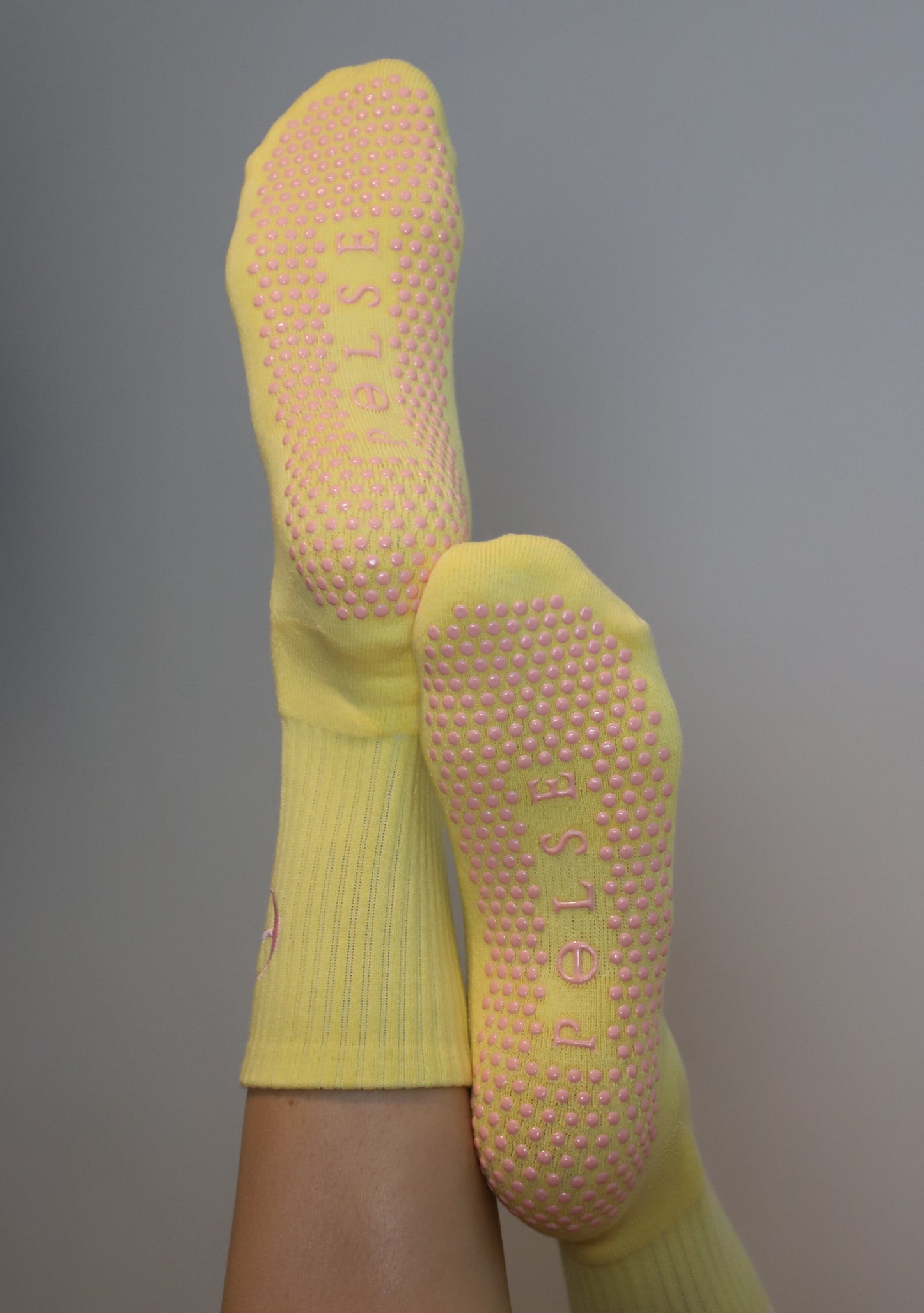 POLSE crew grip socks butter yellow 2