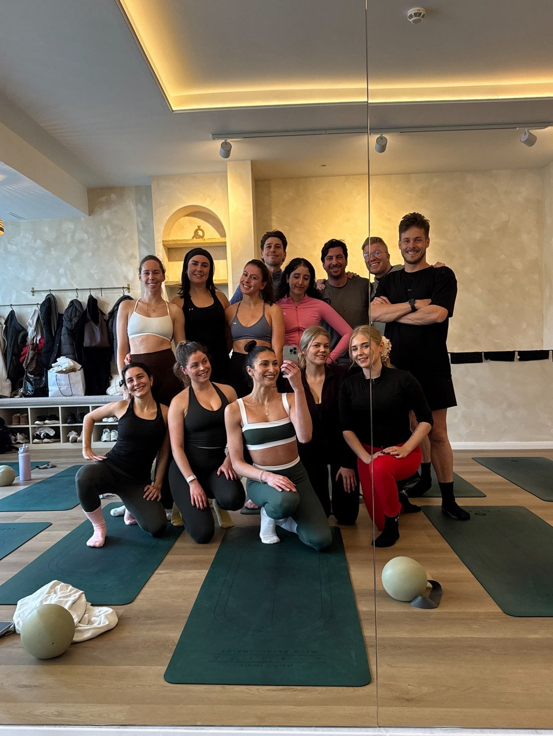 pilates with men and women in a wholesome community feel