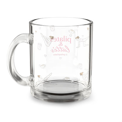 Pilates & Lattes - Glass Mug