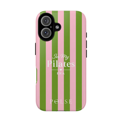 iPhone Case - 'In My Pilates Era' Pink & Olive