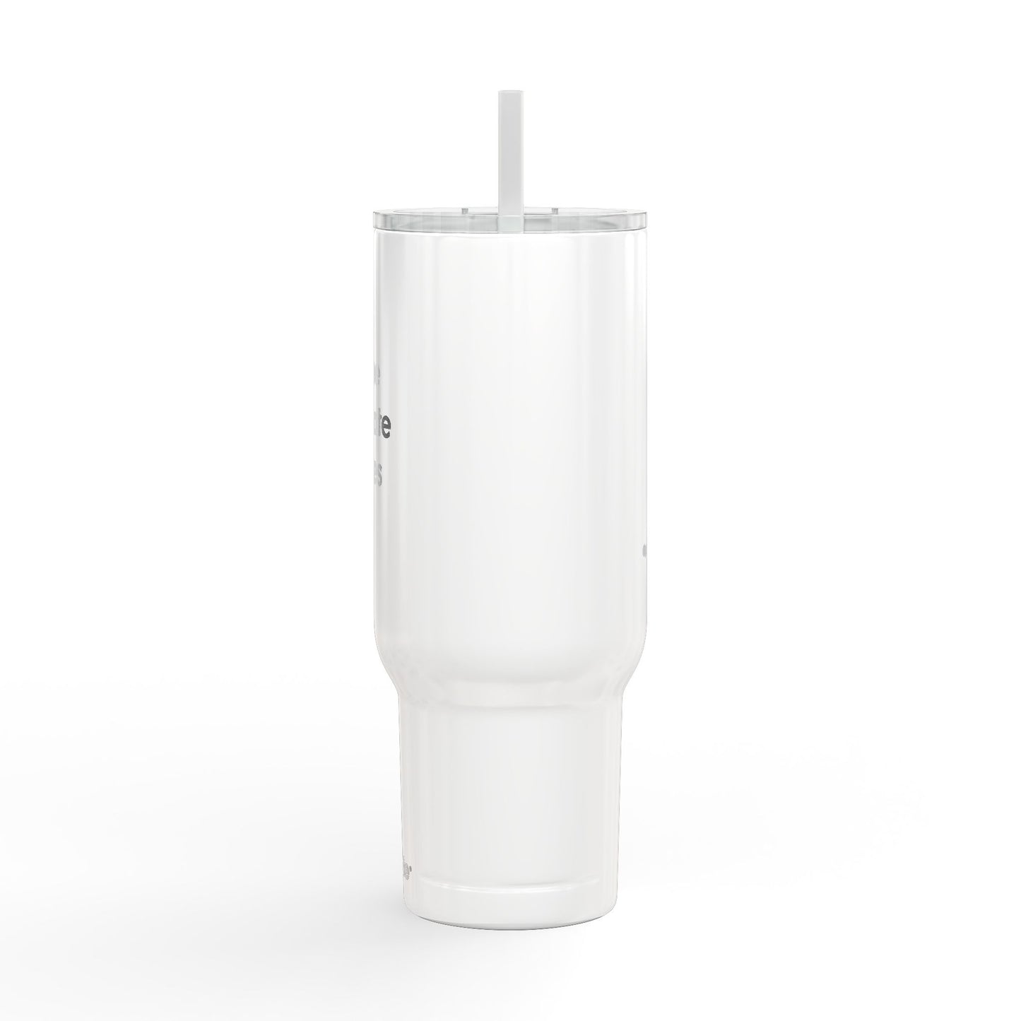 40oz Tumbler - "coffee hydrate pilates" Insulated Travel Mug with Lid