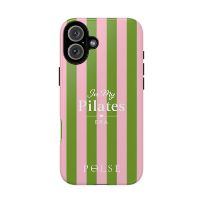 iPhone Case - 'In My Pilates Era' Pink & Olive