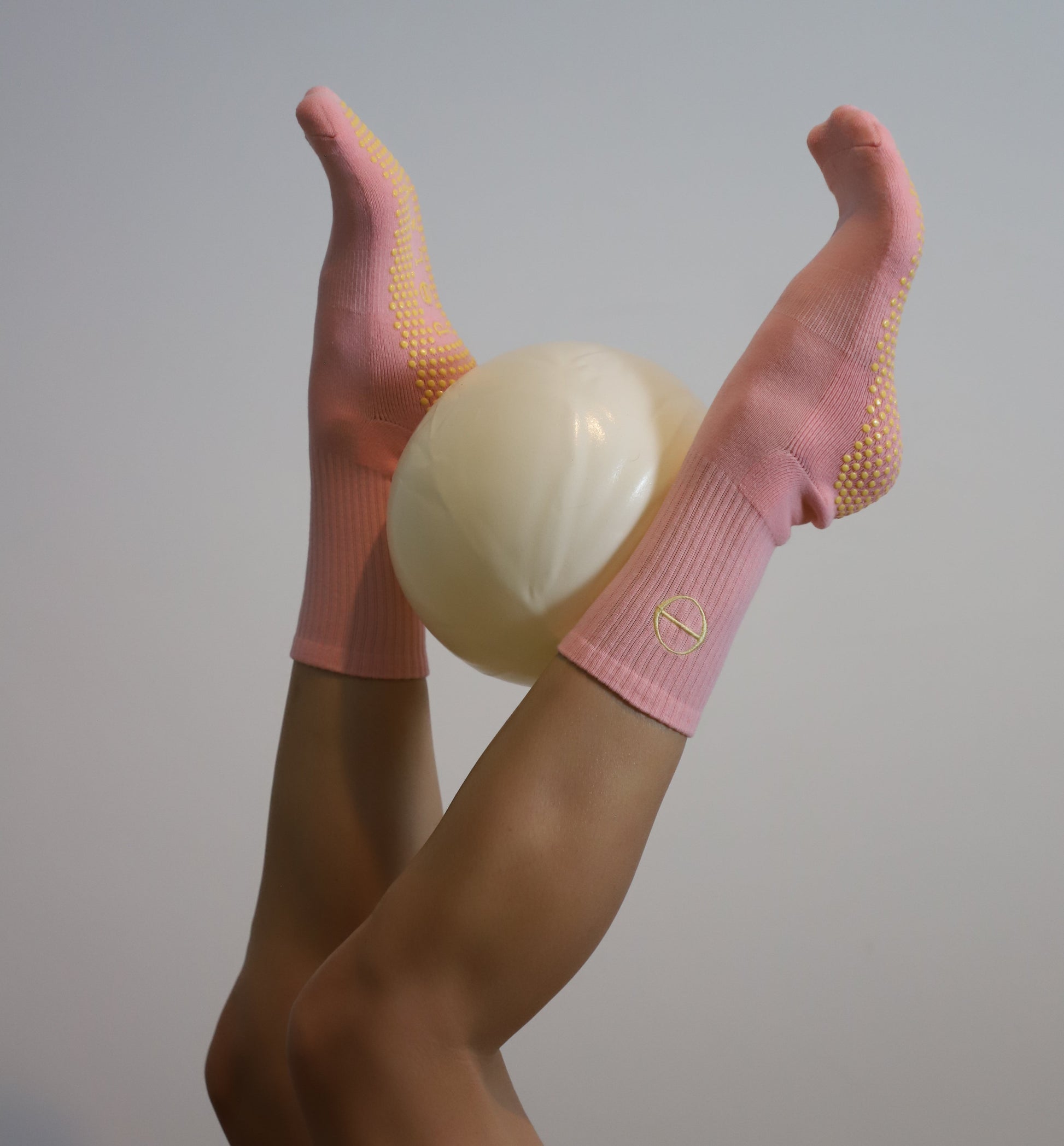 POLSE crew grip socks baby pink