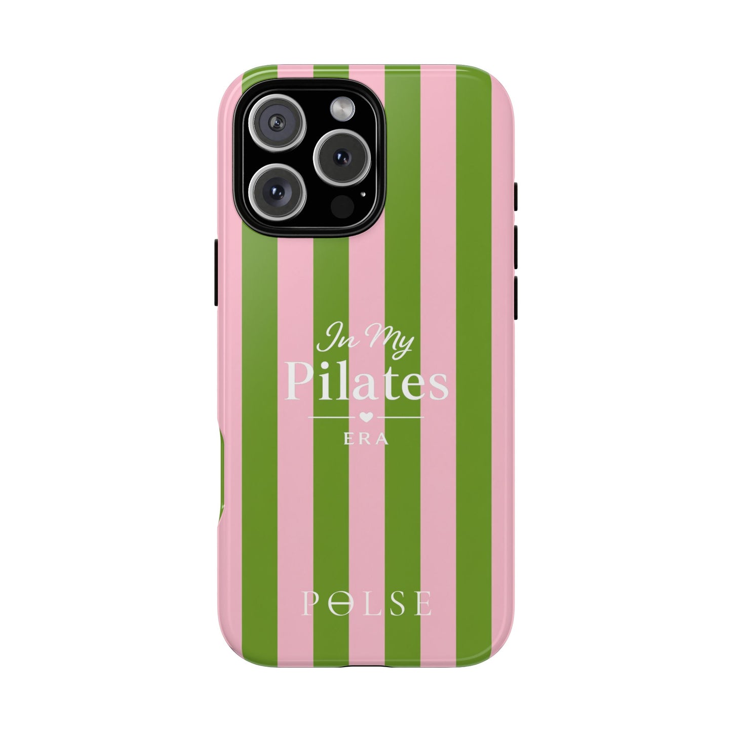 iPhone Case - 'In My Pilates Era' Pink & Olive