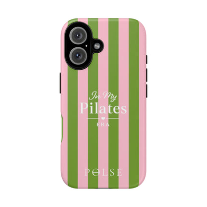 iPhone Case - 'In My Pilates Era' Pink & Olive