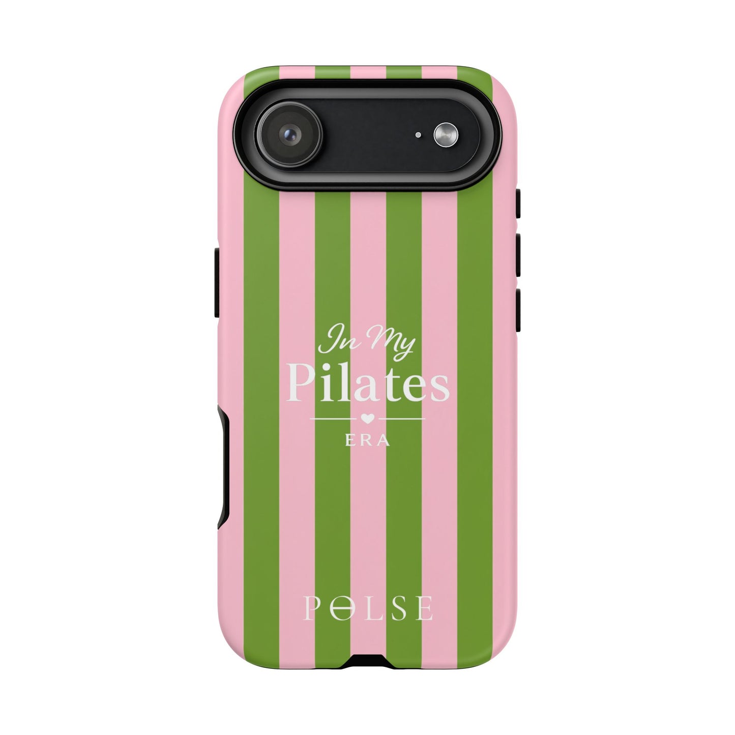 iPhone Case - 'In My Pilates Era' Pink & Olive