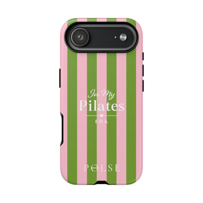 iPhone Case - 'In My Pilates Era' Pink & Olive