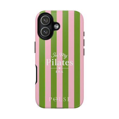 iPhone Case - 'In My Pilates Era' Pink & Olive