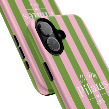 iPhone Case - 'In My Pilates Era' Pink & Olive
