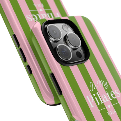 iPhone Case - 'In My Pilates Era' Pink & Olive