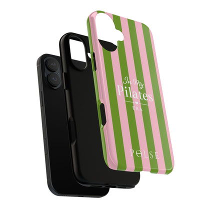 iPhone Case - 'In My Pilates Era' Pink & Olive
