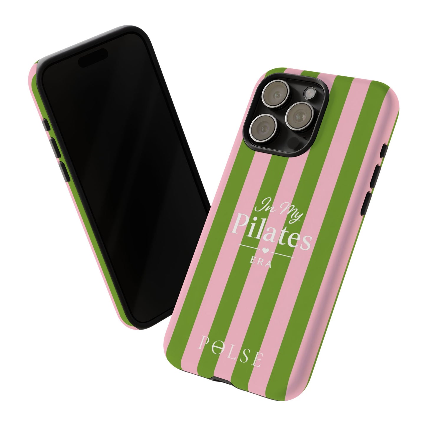 iPhone Case - 'In My Pilates Era' Pink & Olive