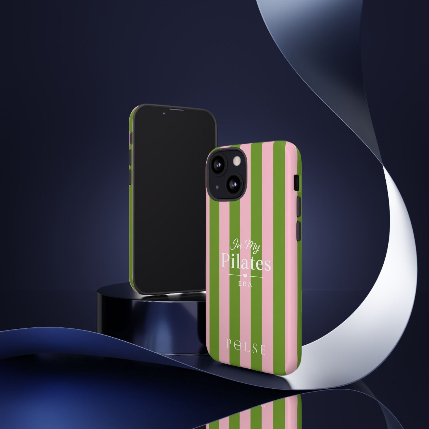iPhone Case - 'In My Pilates Era' Pink & Olive