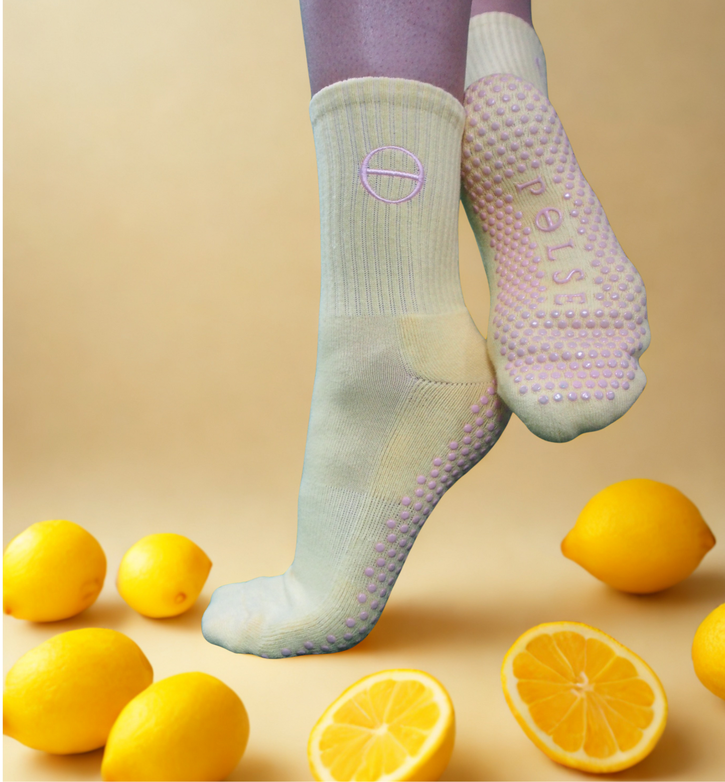 Crew Grip Socks - Butter Yellow