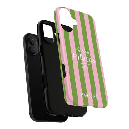 iPhone Case - 'In My Pilates Era' Pink & Olive