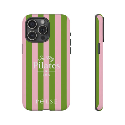 iPhone Case - 'In My Pilates Era' Pink & Olive