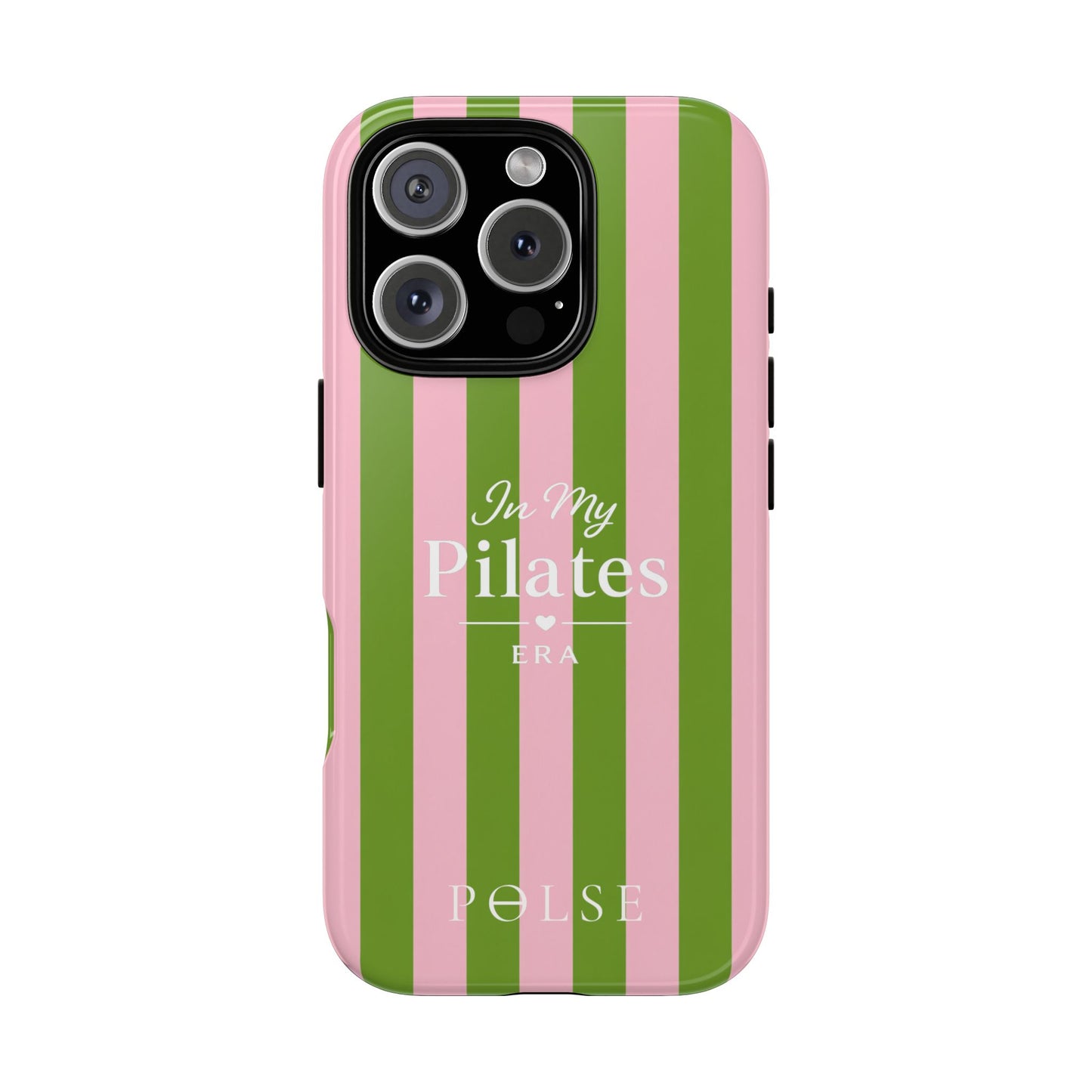 iPhone Case - 'In My Pilates Era' Pink & Olive