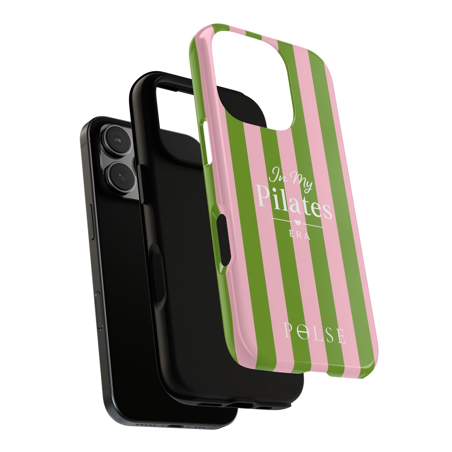 iPhone Case - 'In My Pilates Era' Pink & Olive