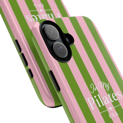 iPhone Case - 'In My Pilates Era' Pink & Olive