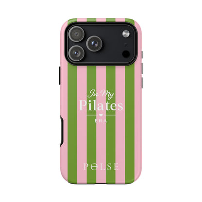 iPhone Case - 'In My Pilates Era' Pink & Olive