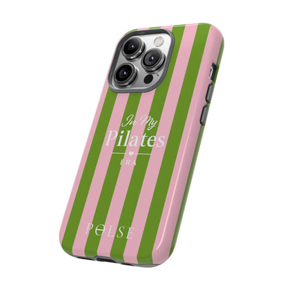 iPhone Case - 'In My Pilates Era' Pink & Olive