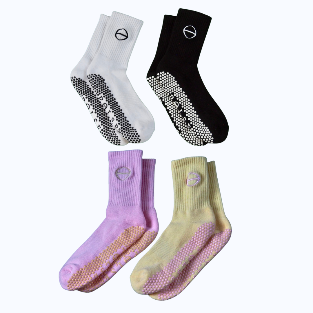 Grip Socks Bundle (4 pairs)
