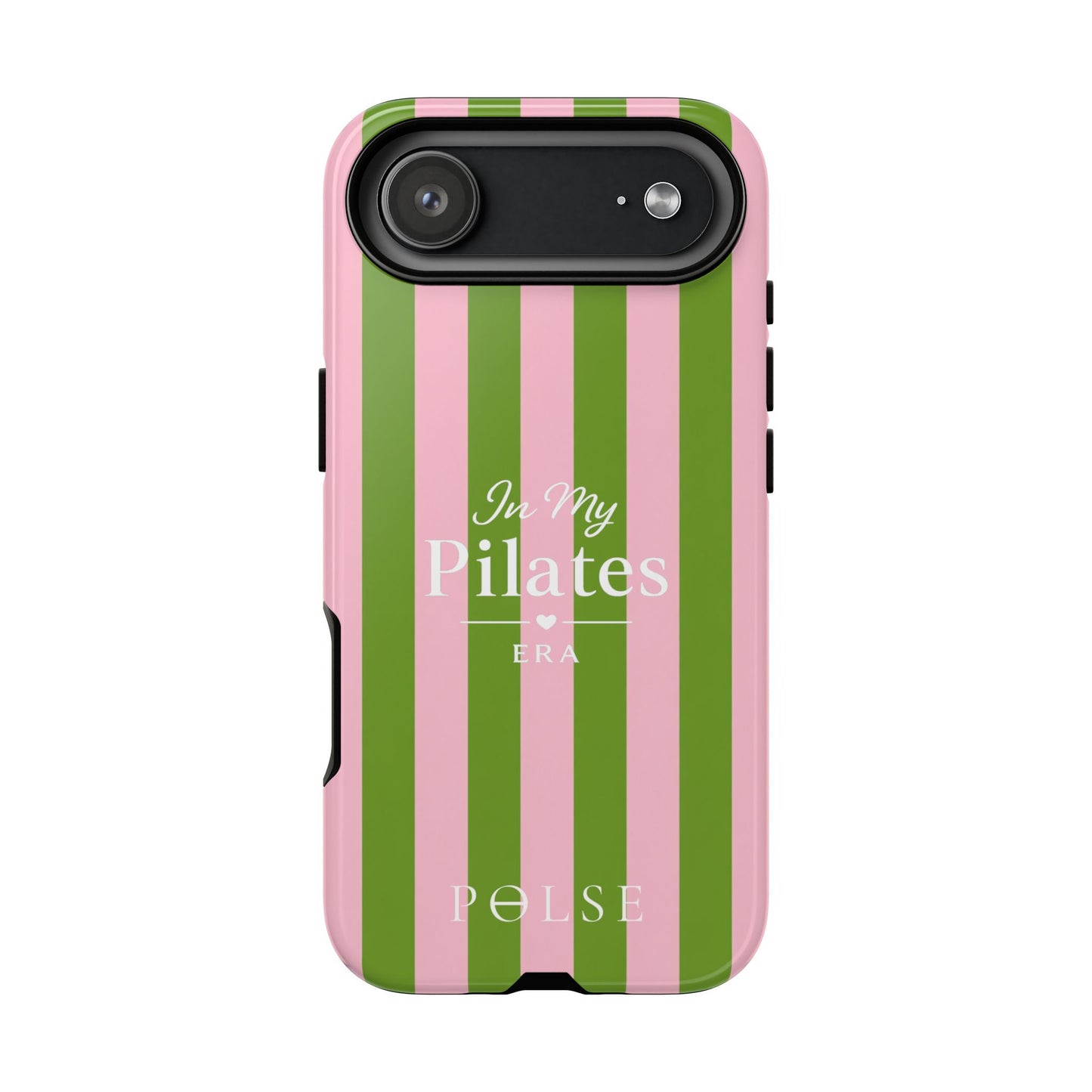 iPhone Case - 'In My Pilates Era' Pink & Olive