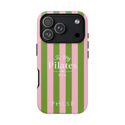 iPhone Case - 'In My Pilates Era' Pink & Olive