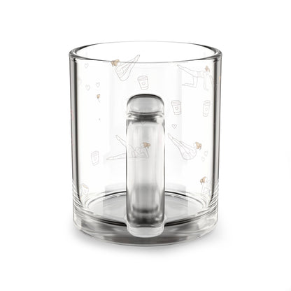 Pilates & Lattes - Glass Mug