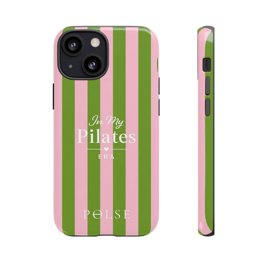 iPhone Case - 'In My Pilates Era' Pink & Olive