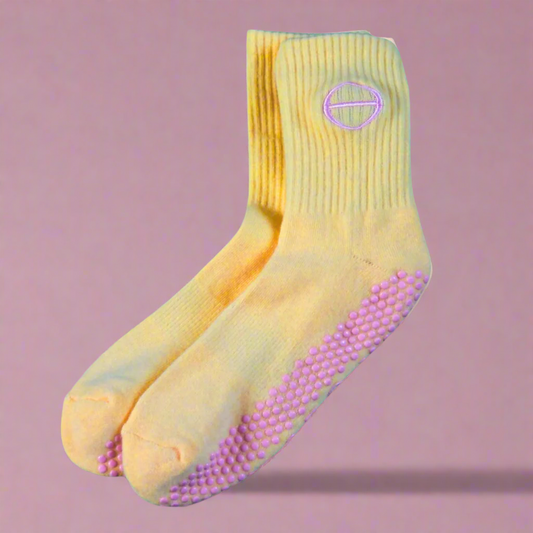 Crew Grip Socks - Butter Yellow