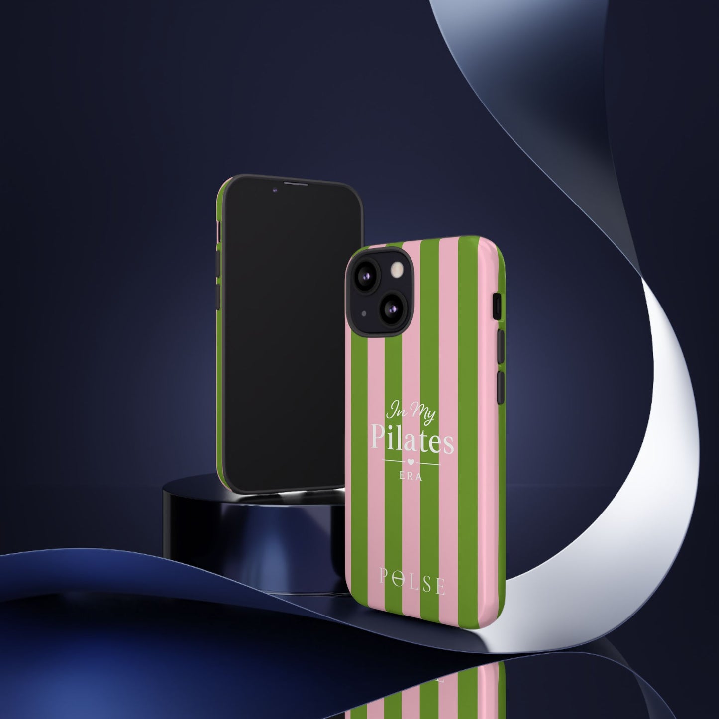iPhone Case - 'In My Pilates Era' Pink & Olive