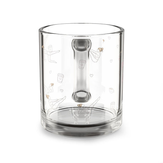 Pilates & Lattes - Glass Mug