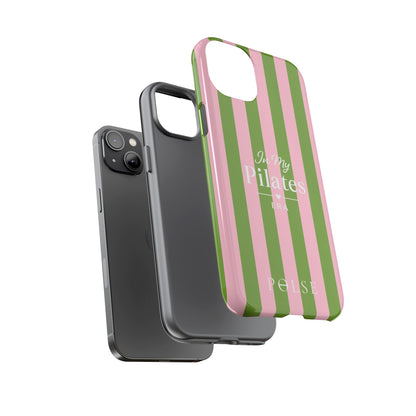 iPhone Case - 'In My Pilates Era' Pink & Olive