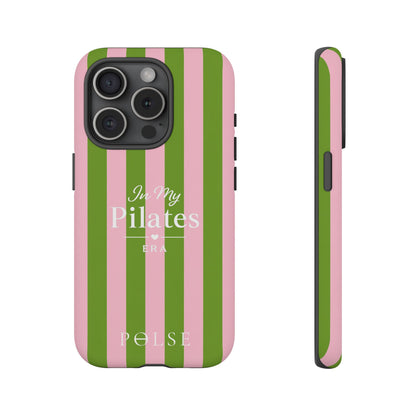 iPhone Case - 'In My Pilates Era' Pink & Olive