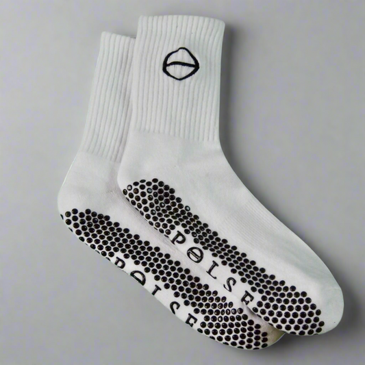 Crew Grip Socks - White
