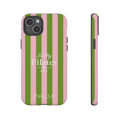iPhone Case - 'In My Pilates Era' Pink & Olive