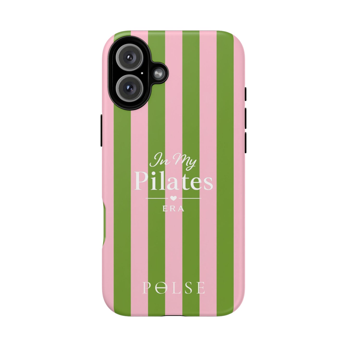 iPhone Case - 'In My Pilates Era' Pink & Olive