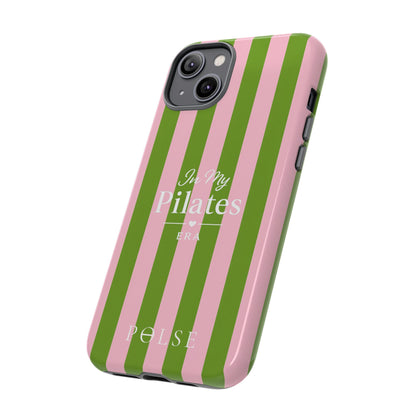 iPhone Case - 'In My Pilates Era' Pink & Olive