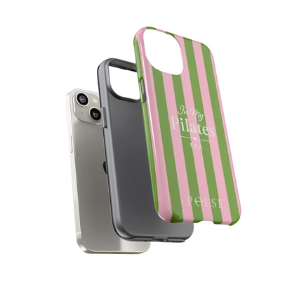 iPhone Case - 'In My Pilates Era' Pink & Olive
