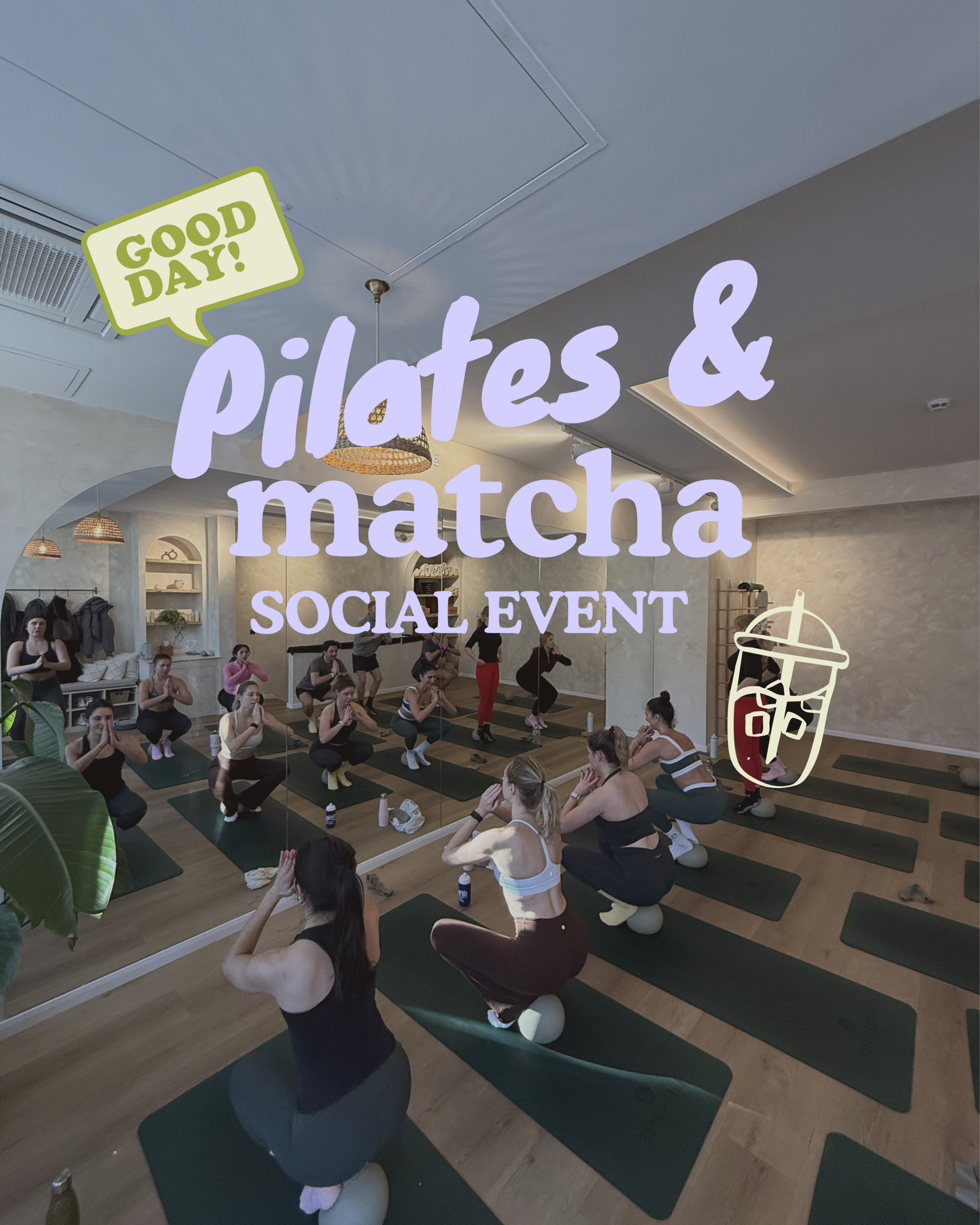 Matcha & Pilates Social Event