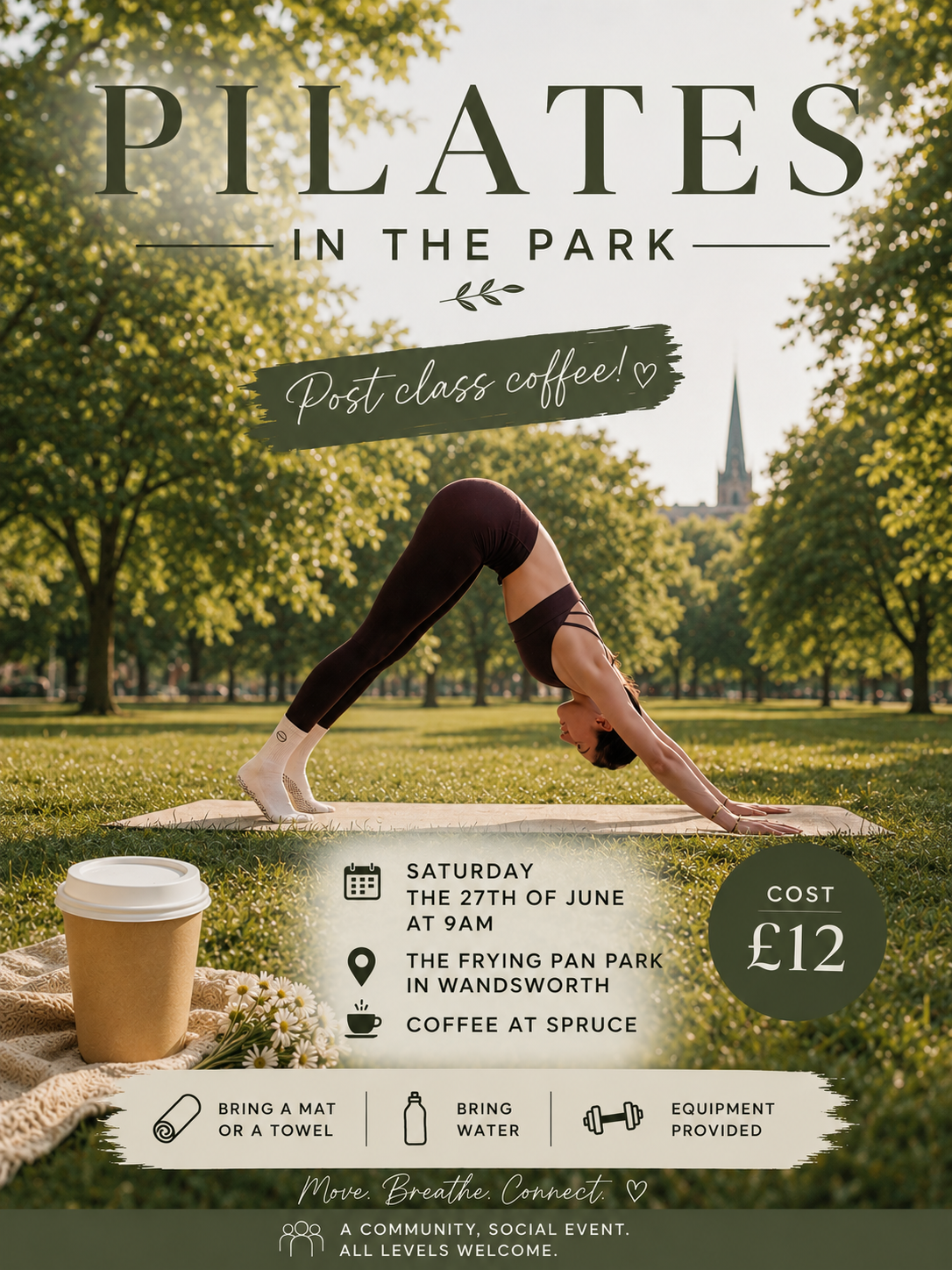 Pilates Event - in the park✨