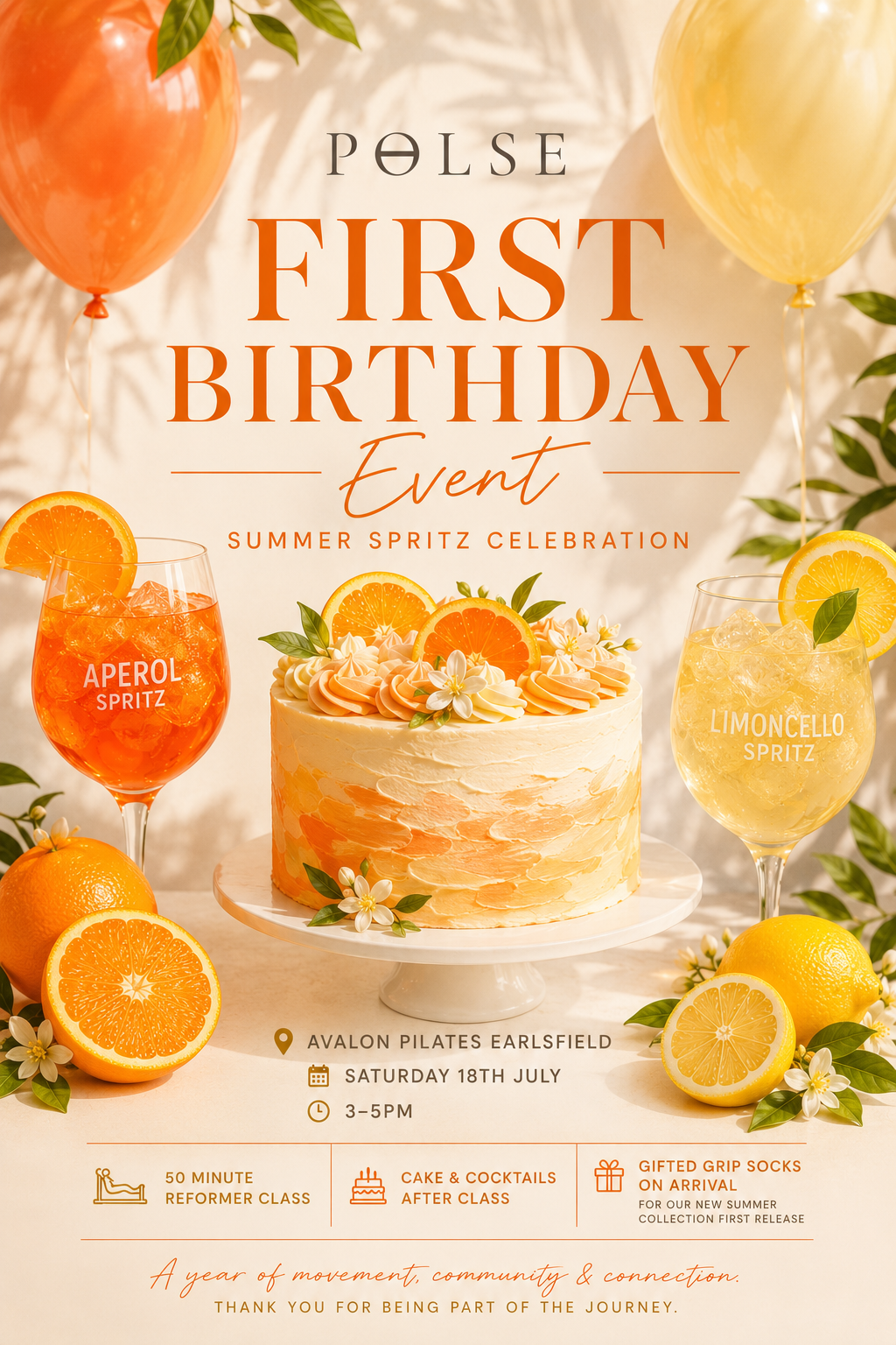 Summer Spritz Event (Reformer)